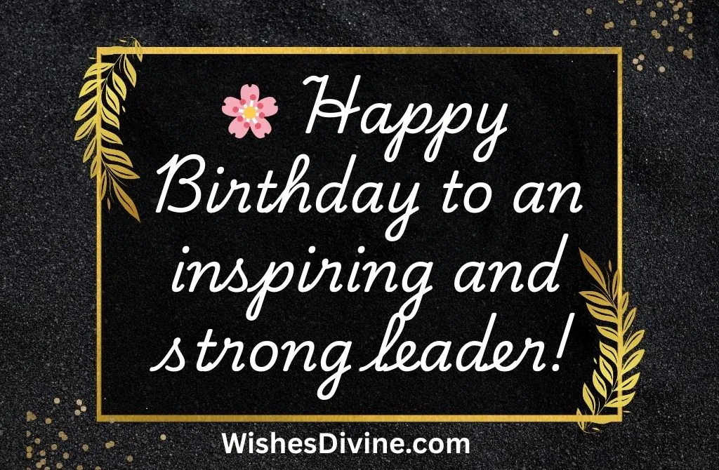Birthday Wishes for Female Boss