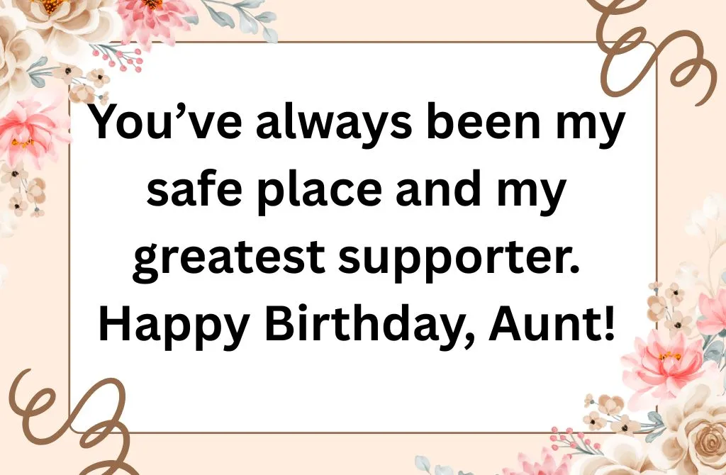 Emotional Birthday Wishes for Aunt