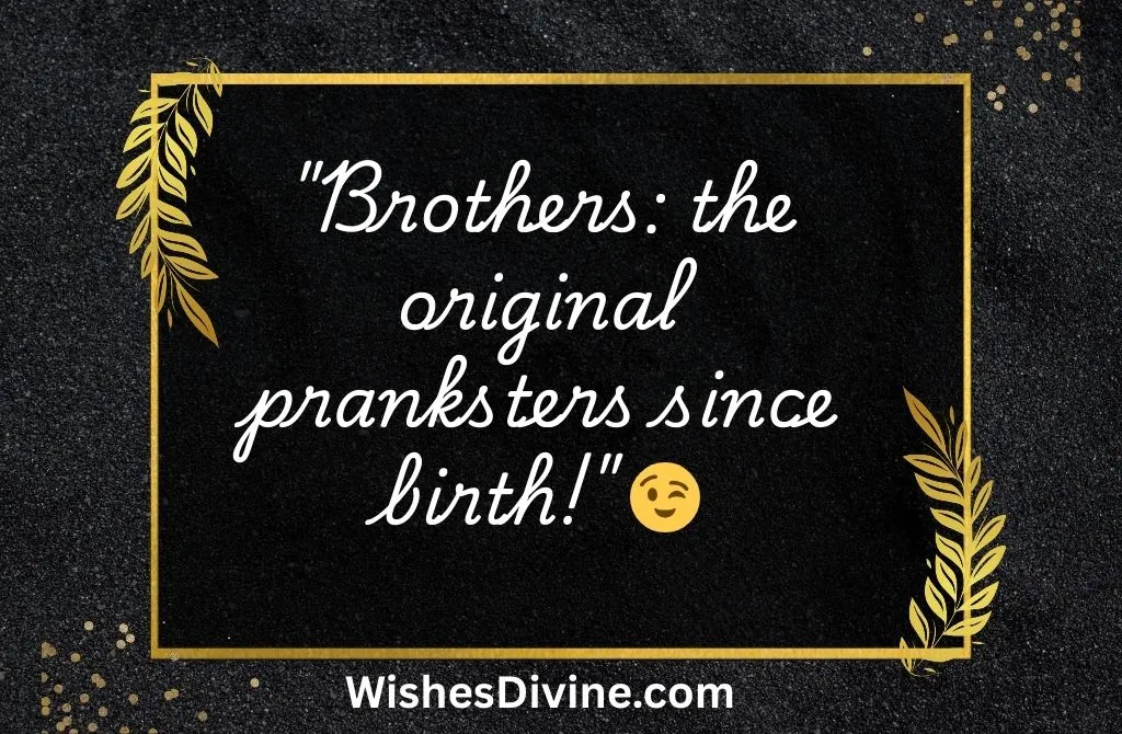 Funny Birthday Quotes for Brother