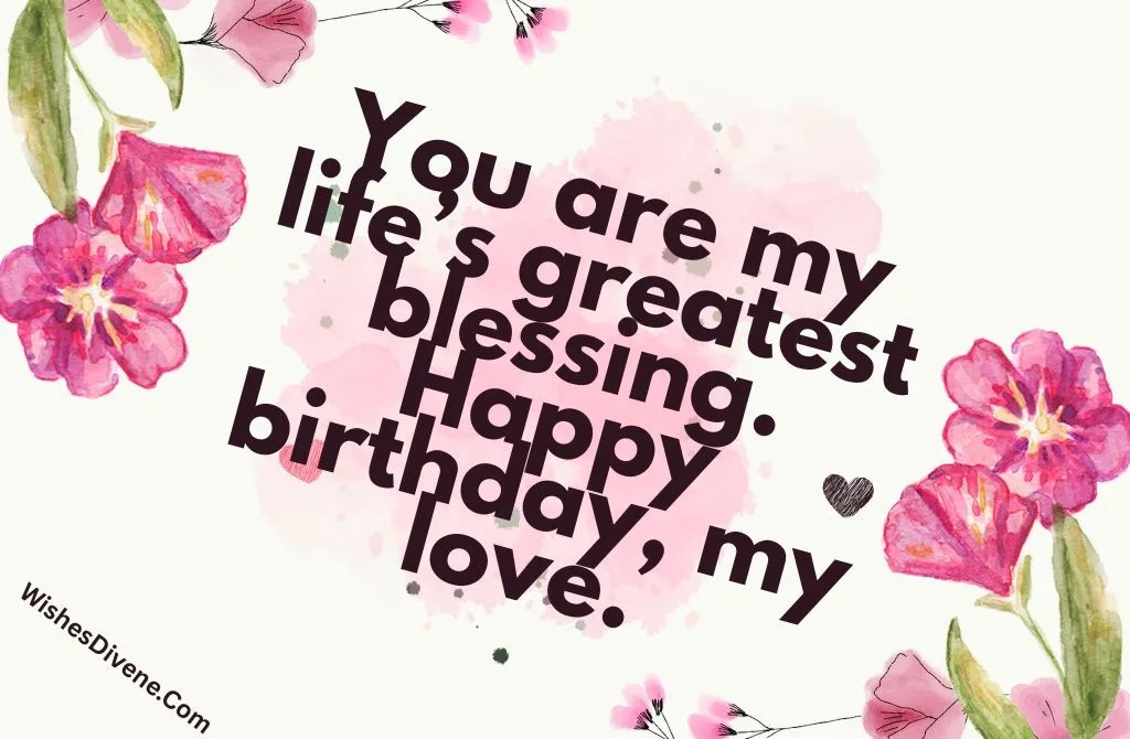 Heart Touching Birthday Wishes for Wife