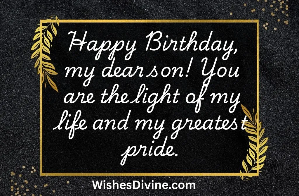 Heartfelt Happy Birthday Wishes for Your Adult Son