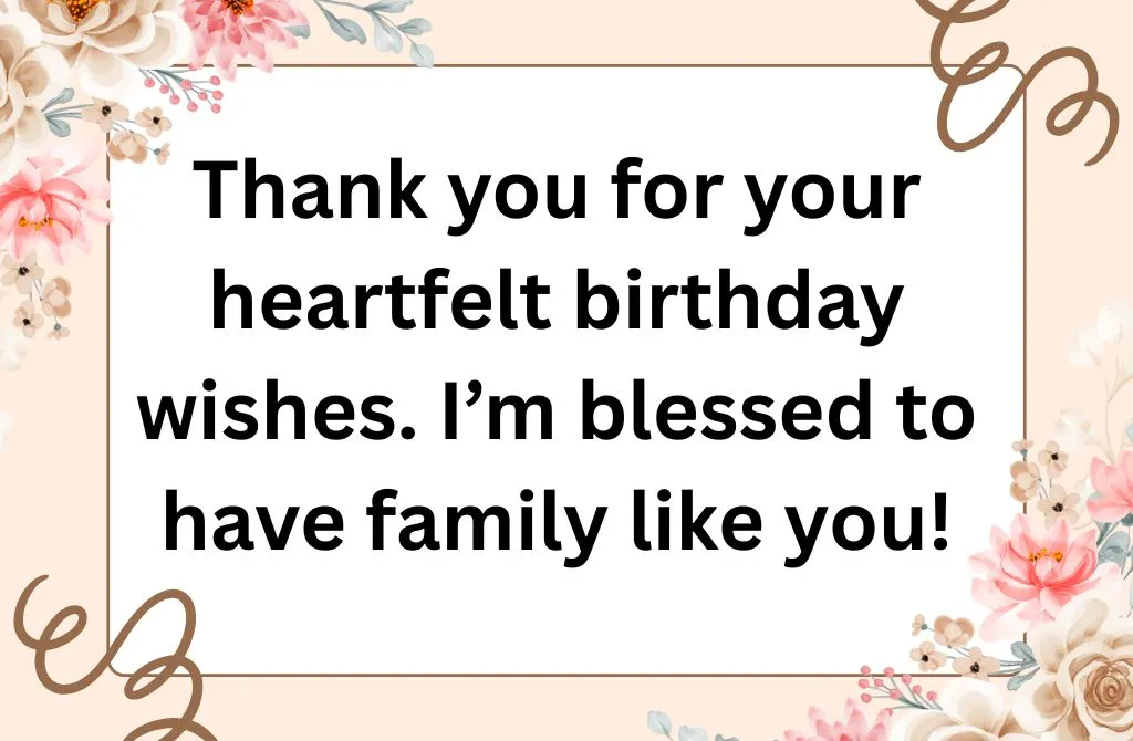 Thank You Messages for Family
