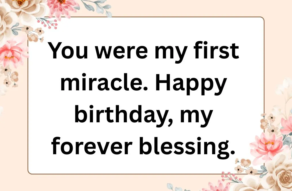 Emotional Birthday Wishes for My First Son