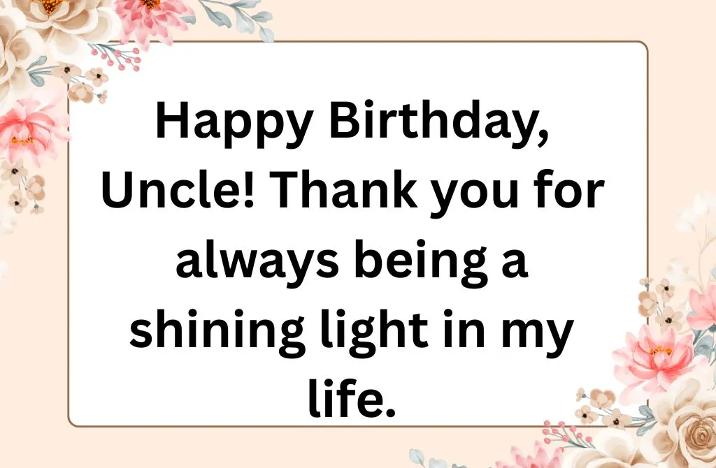 Heartfelt Birthday Wishes for Uncle