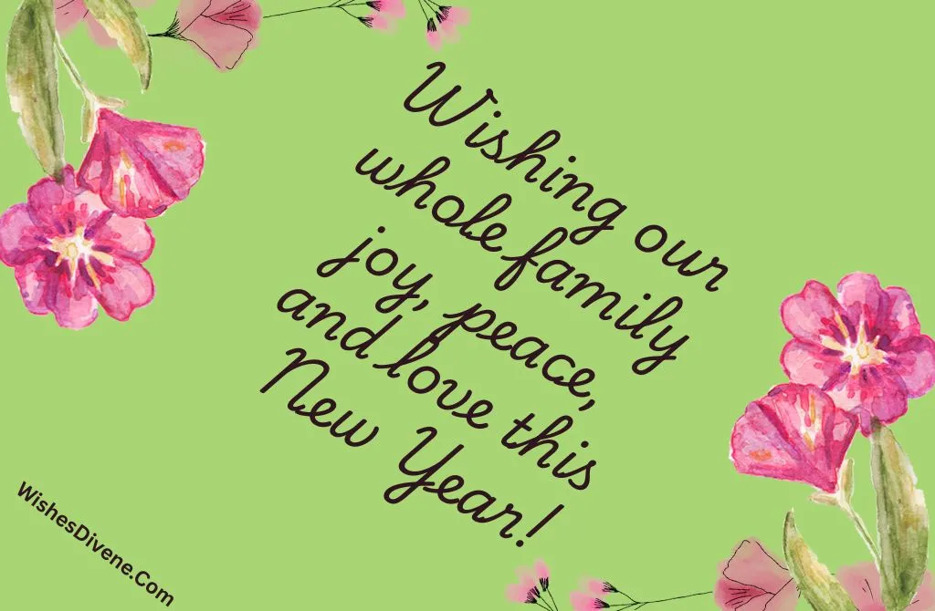 New Year Wishes for the Whole Family