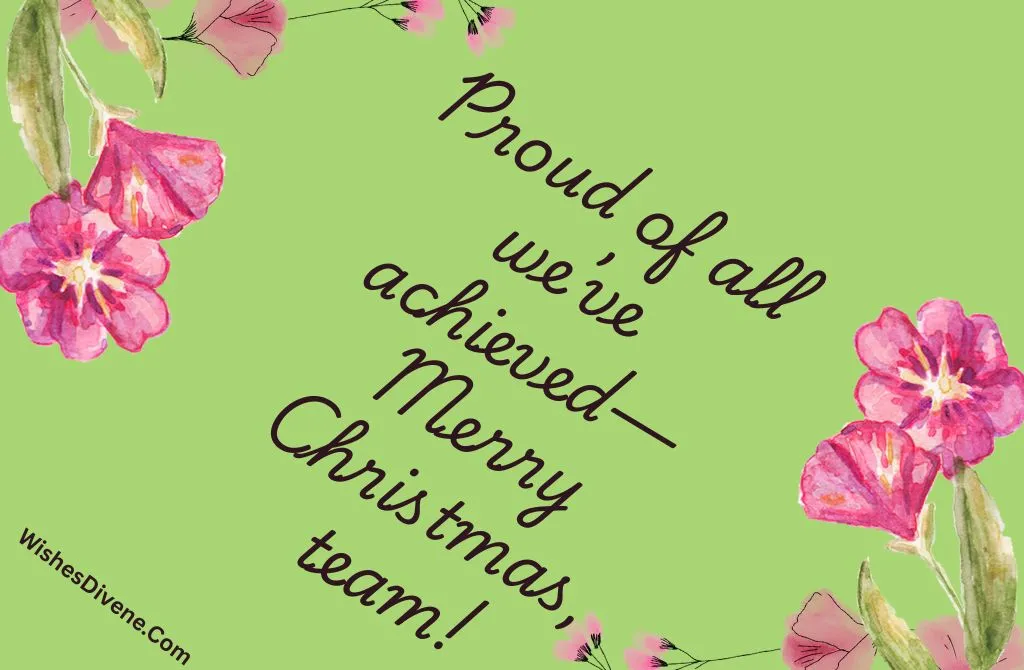 Christmas Wishes for Team Members