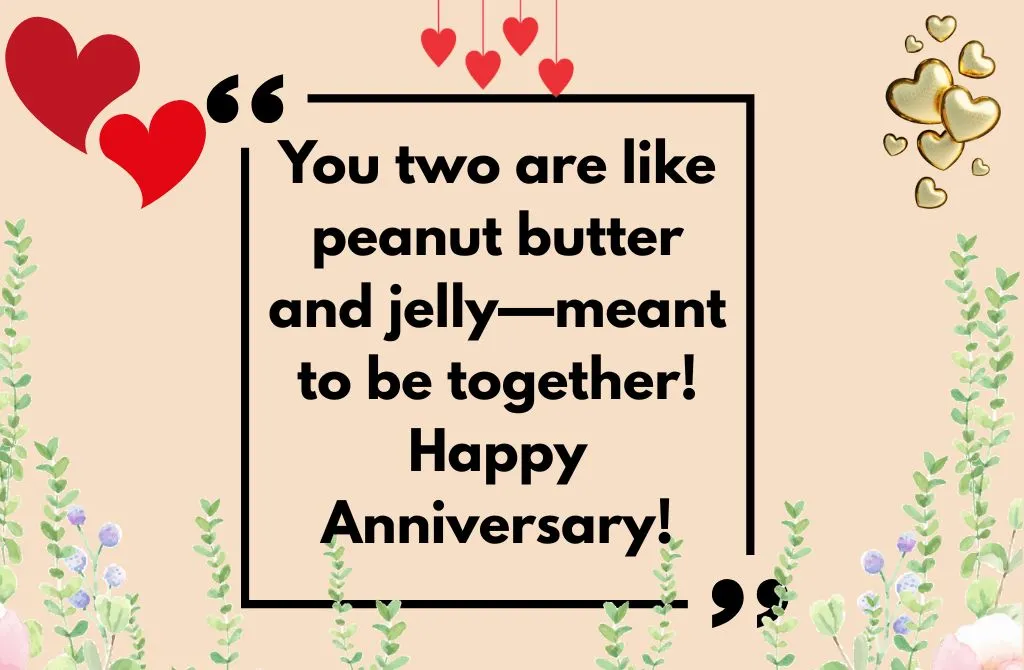 Funny Anniversary Wishes for Son and Daughter-in-Law