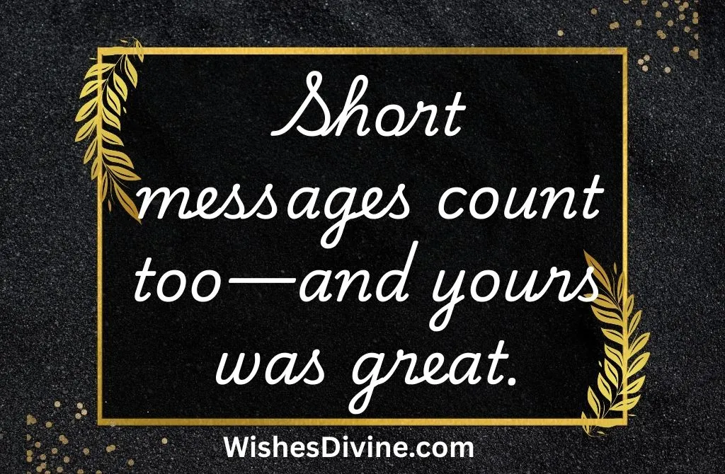 Light-Hearted Thanks for Simple Yet Funny Messages