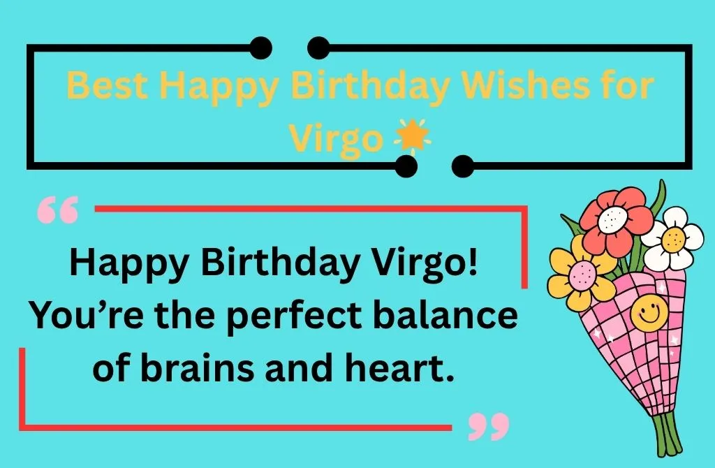 Best Happy Birthday Wishes for Virgo 