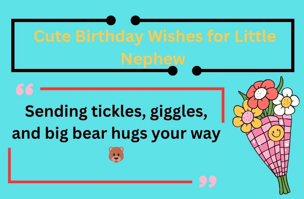  Cute Birthday Wishes for Little Nephew