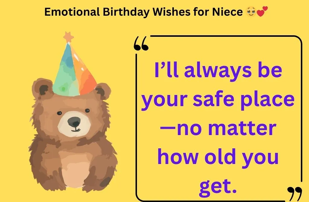 Emotional Birthday Wishes for Niece 