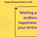 130+ Happy Birthday Wishes for CEO 2025