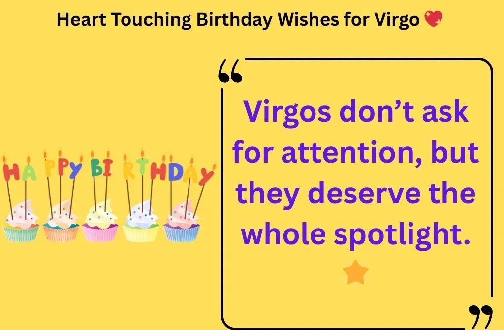 Heart Touching Birthday Wishes for Virgo 