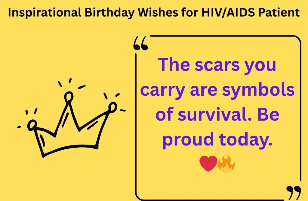 Inspirational Birthday Wishes for HIV/AIDS Patient