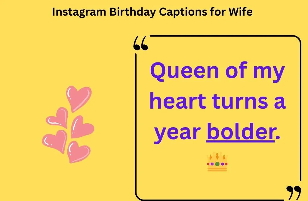 Instagram Birthday Captions for Wife