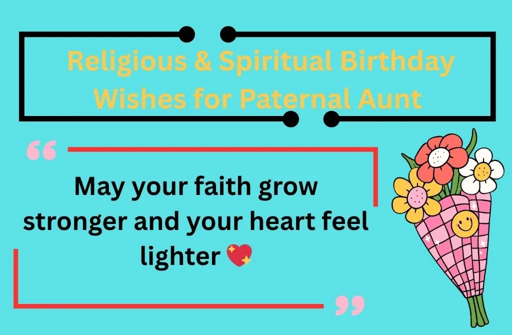  Religious & Spiritual Birthday Wishes for Paternal Aunt