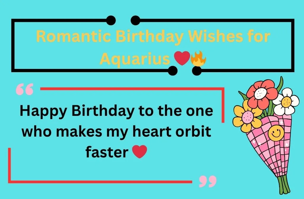 Romantic Birthday Wishes for Aquarius
