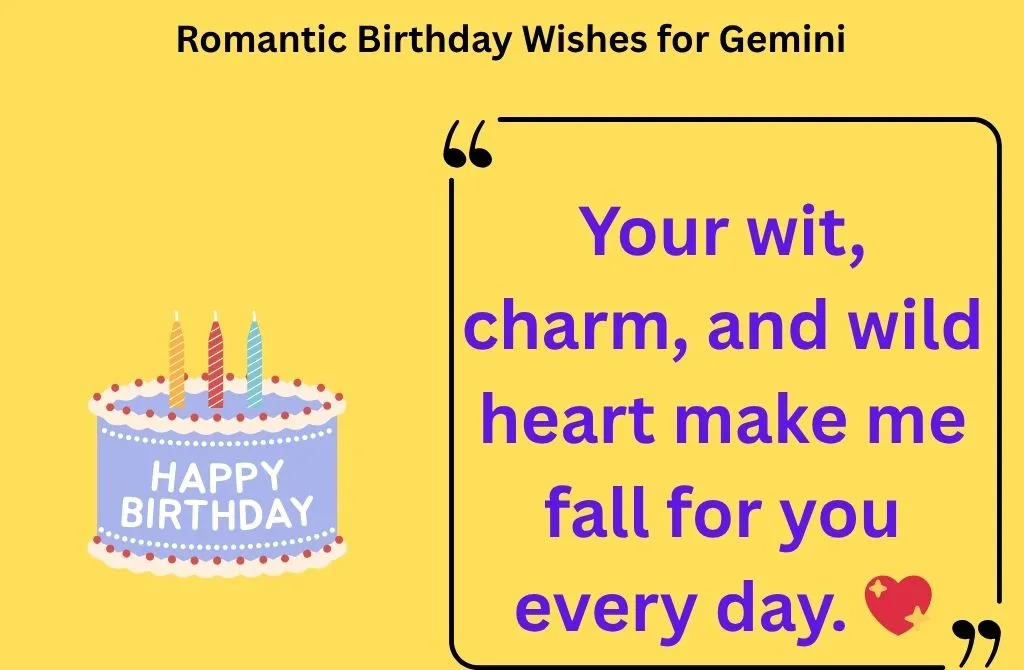 Romantic Birthday Wishes for Gemini
