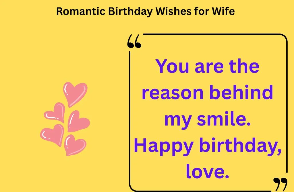 Romantic Birthday Wishes for Wife